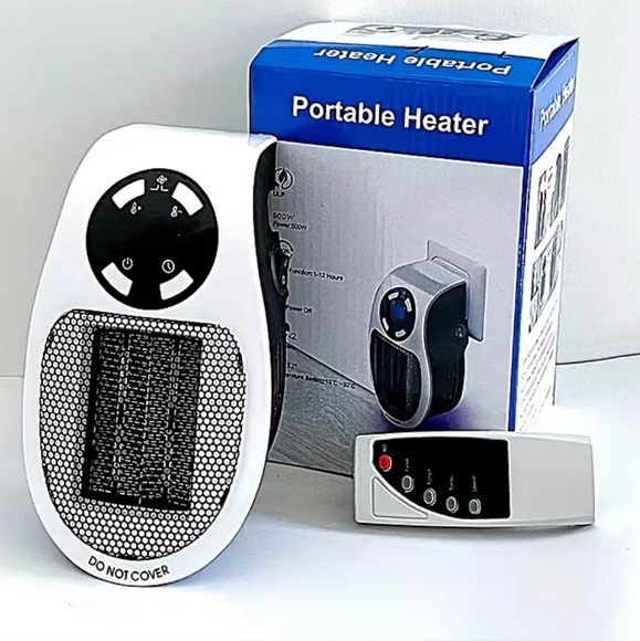 Wall Plug Mount Portable Electric Heater with Remote control - Picture 1 of 5